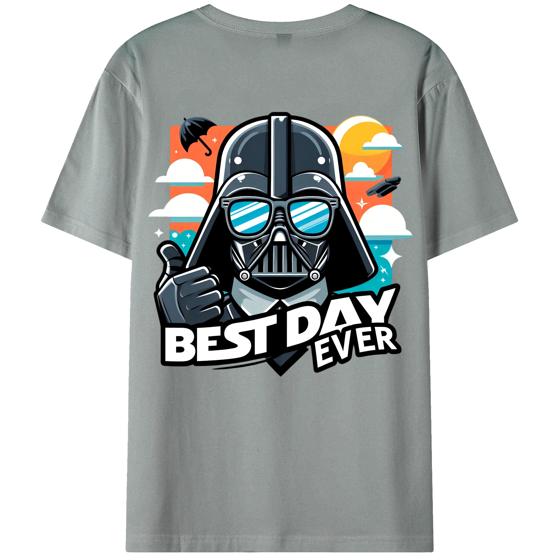 （画像用） スター・ウォーズ Star Wars 綿100％ メンズ半袖Tシャツ（バックプリント） 通気性